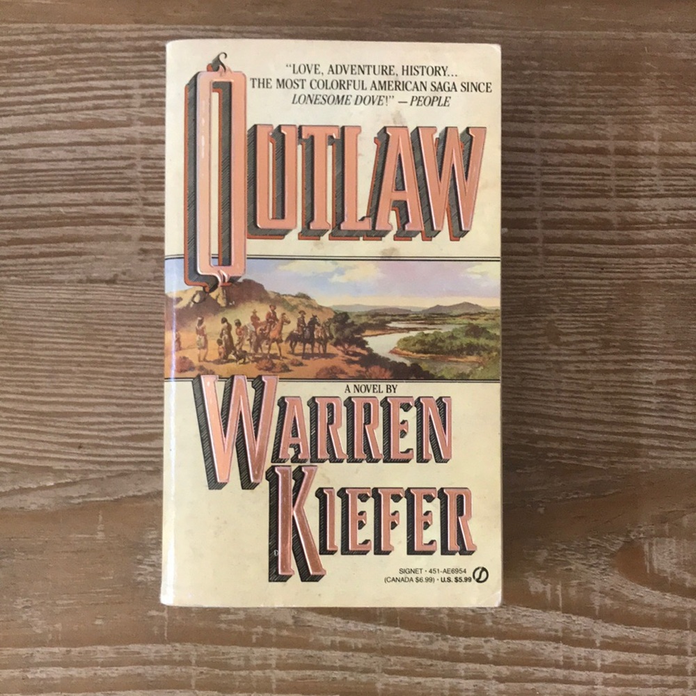 Outlaw by Warren Kiefer Paperback Book
